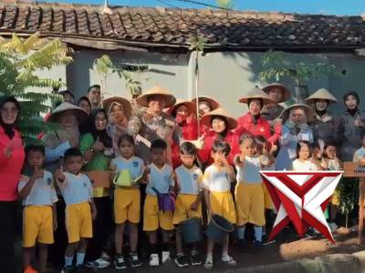 Penanaman Serentak 1000 Pohon Dalam Rangka HUT Ke-46 Yayasan Kemala Bhayangkari Tahun 2026 - PoliceTube