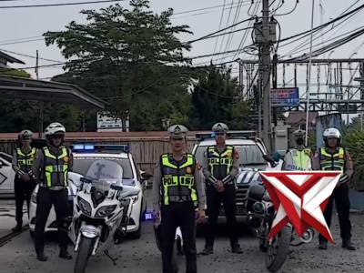 Cekreekk patroli dulu gaes, sat lantas polres oki
