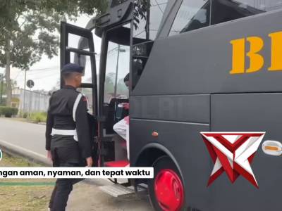 Bus Brimob di Gorontalo Temani Langkah Mereka Raih Cita-cita