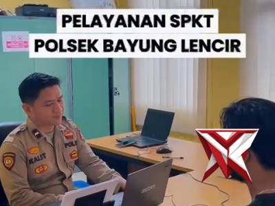 Pelayanan SPKT POLSEK BAYUNG LENCIR ?