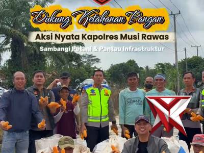 Kapolres Musi Rawas turun langsung ke lapangan untuk memastikan roda ekonomi masyarakat tetap berput - PoliceTube