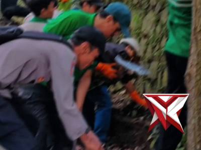 CORVE SEPANJANG JALAN ARJASARI MEMINIMALISIR POTENSI BENCANA ALAM