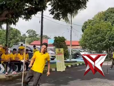 Personel Polres Musi Rawas Ikuti Tes Kesamaptaan Jasmani Berkala