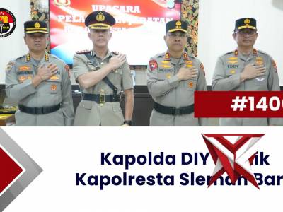 Kapolda DIY Lantik Kapolresta Sleman Baru | Polda Jogja News #1406