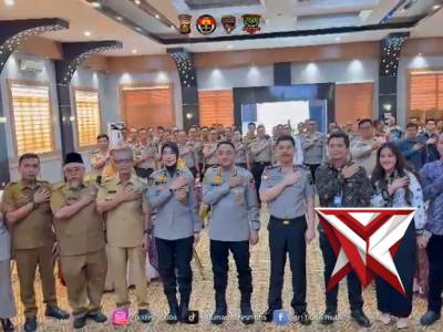 Biro SDM Polda Sumsel Melaksanakan Supervisi Ketahanan Pangan Di Aula Polres Musi Banyuasin