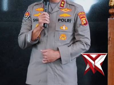 Kapolda Sumsel, Irjen Pol Dr. Sandi Nugroho, S.I.K., S.H., M.Hum., memimpin kegiatan Tasyakuran