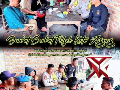 Giat Jumat curhat Polsek Kota Agung - PoliceTube