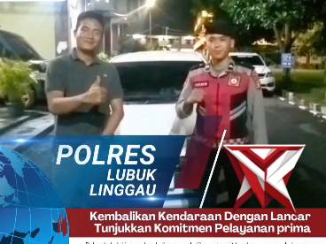 LUBUK LINGGAU &ndash; Polres Lubuk Linggau kembali mengembalikan satu unit kendaraan yang sebelumnya ditit - PoliceTube