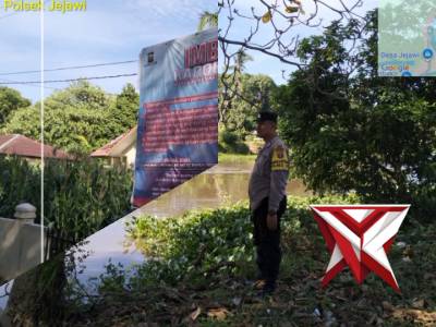 Anggota Polsek Jejawi  melaksanakan giat patroli Mitigasi Karhutla dan titik Hot Spot