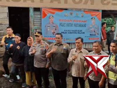 Sentuhan Nyata Polres Pagaralam, Program Bedah Rumah Hadirkan Harapan Baru bagi Warga