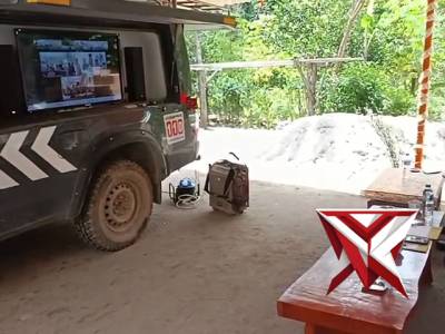 ZOOM MENGGUNAKAN KENDARAAN DINAS SAT BINMAS