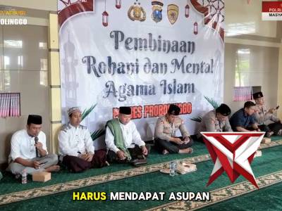 Binrohtal Rutin Agama Islam Polres Probolinggo
