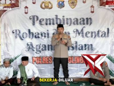 Polres Probolinggo Melaksanakan Binrohtal Rutin Agama Islam