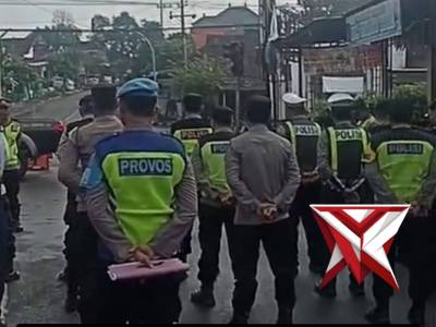 Apel Gabungan Pengamanan Kejuaraan Provinsi Road Race Gubernur Cup 2026 Putaran 1 di Sirkuit Parang, - PoliceTube