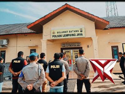 Giat Apel Bersama personil polsek Lempuing Jaya