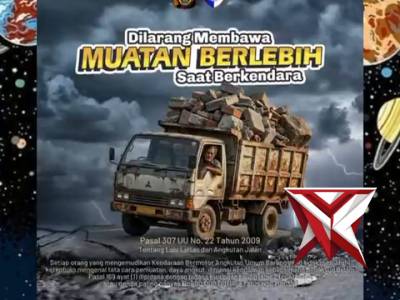 Dilarang membawa muatan yang berlebih.. - PoliceTube