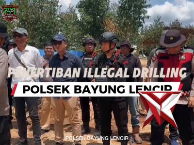 Polsek Bayung Lencir Bersama Aparat Terkait Melaksanakan Penertiban Illegal Drilling?