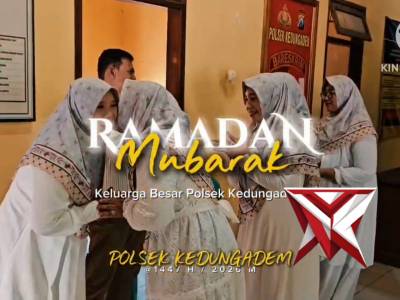 POLSEK KEDUNGADEM GIAT HALAL BIHALAL IDUL FITRI 1447 H