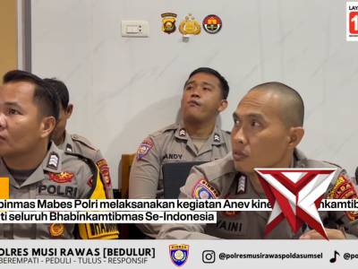 Dalam semangat pengabdian tanpa batas, Bhabinkamtibmas Polres Musi Rawas kembali meneguhkan komitmen