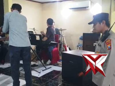 Giat Sterilisasi pam ibadah Gereja Perayaan Paskah di Gereja Allah Baik Desa Wonoploso, Kec. Gondang