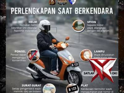 Perlengkapan saat berkendara - PoliceTube