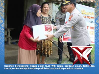 Polres OKU Timur makin gencar berbagi kebaikan menjelang Hari Bhayangkara ke-80. - PoliceTube