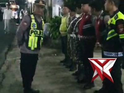 Apel pengamanan giat halal bihalal pengurus NU cab Magetan dipimpin Wakapolsek Poncol - PoliceTube