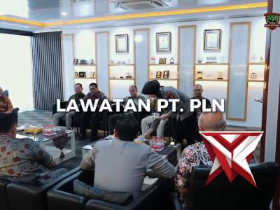 Kapolda Sumatera Selatan Irjen Pol Dr. Sandi Nugroho menerima audiensi jajaran pimpinan PLN UID S2JB