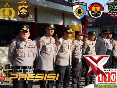 Pelaksanaan Pengawasan Pimpinan bersa Siwas Kepada Para Personil Polres Muara Enim - PoliceTube