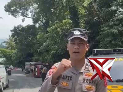 Pamapta II melaksanakan TPTKP Laka Tunggal R6