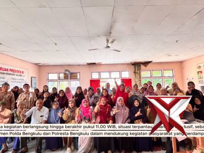 *Polsek Muara Bangkahulu Monitoring Pengenalan Program Sekolah Lansia di Rawa Makmur Permai* - PoliceTube