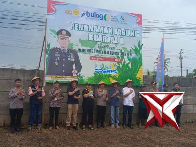 *Polresta Bengkulu Laksanakan Penanaman Jagung Serentak Dukung Swasembada Pangan 2026*