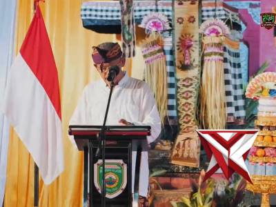 Kapolda Sumatera Selatan Irjen Pol. Dr. Sandi Nugroho menghadiri perayaan Dharma Santi Hari Suci Nye - PoliceTube