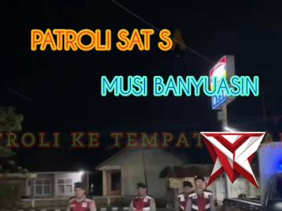 SAT SAMAPTA GIAT PATROLI MALAM DI PUSAT-PUSAT PERBELANJAAN SEKALIGUS MEMBERIKAN IMBAUAN