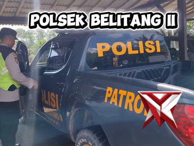 POLSEK BELITANG II MELAKSANAKAN PATROLI