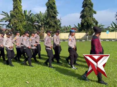 LATIHAN DALMAS AWAL POLRES OKU SELATAN