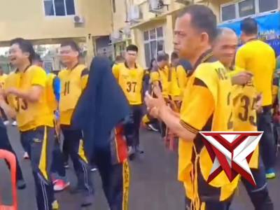 Kesempatan Jasmani Polres Oki - PoliceTube