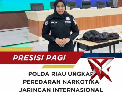 Polda Riau ungkap peredaran narkotika jaringan internasional - PoliceTube