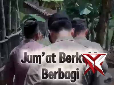 Musi Rawas, 24 April 2026. Sat Binmas Polres Musi Rawas melaksanakan kegiatan Jumat Berkah Berbagi y