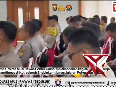 Polres Musi Rawas, Sat Binmas Gelar Anev Kinerja Bhabinkamtibmas Jajaran April 2026. - PoliceTube