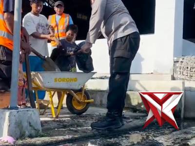 Polres OKI bersama seluruh polsek jajaran, bergerak serentak mewujudkan gerakan Indonesia Asri