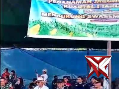 Polsek Lais melaksanakan giat penanaman jagung ???????