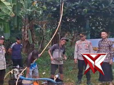 @ok.Pembangunan sumur bor dalam rangka hari Bhayangkara ke 80