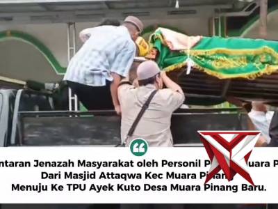 Wujud Empati dan Bakti, Polsek Muara Pinang Berikan Layanan Mobil Patroli Gratis Antar Jenazah Warga