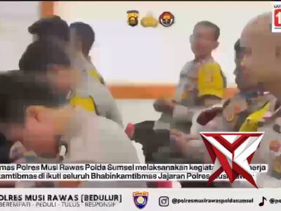 giat anev bulanan personel musi rawas - PoliceTube