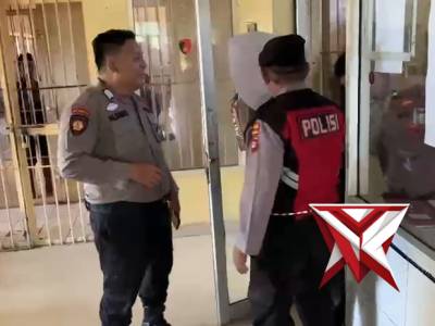 PENGECEKAN TAHANAN OLEH SAT SAMAPTA POLRES OKU SELATAN