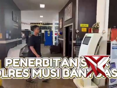 Kegiatan Pelayanan SKCK Polres Musi Banyuasin. Polri untuk masyarakat ??????