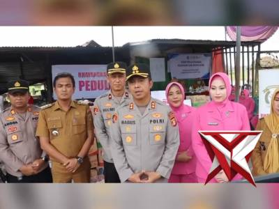 Wujud kepedulian nyata ditunjukkan melalui sinergi antara Polres Ogan Ilir, Bhayangkari, dan Baznas