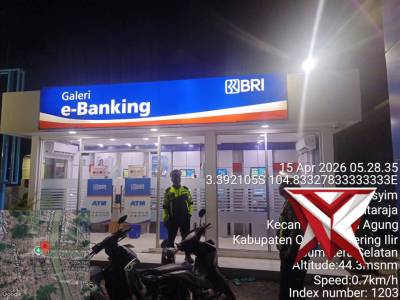 Giat rutin Piket Fungsi Satlantas Polres OKI Melaksanakan Patroli subuh di seputaran Kota kayuagung - PoliceTube