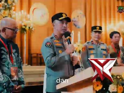 Kapolda Sumatera Selatan Irjen Pol Sandi Nugroho meninjau langsung pengamanan puncak perayaan Paskah